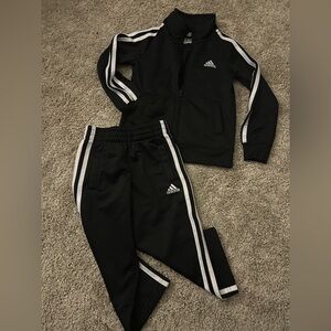 Adidas Kids Black Track Suit